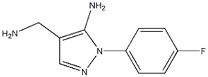 4-(Aminomethyl)-1-(4-fluorophenyl)-1H-pyrazol-5-amine